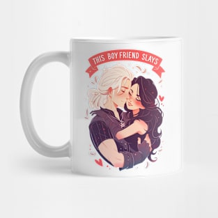 This Boyfriend Slays - Anime Style - Witcher Mug